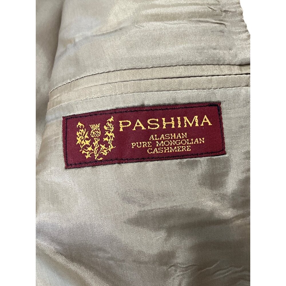 Pashima Alashan Pure Mongolian Cashmere Mens Blazer Jacket Size 42 - Picture 3 of 7